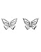 Kit Heath Butterfly Post Earrings