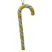Denver Nuggets NBA Candy Cane Ornament Set of 6 (Quantity of 1)