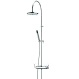 (thv066) CONTEMPORARY LEVER RANGE THERMO BAR DUAL OUTLET THERMOSTATIC SHOWER KIT 9