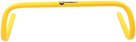 Solid Sports Agility and Speed Training Hurdles (Set of 10), 6-Inch Yellow
