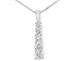 1 ctw Diamond Journey Stick Pendant in 14K White Gold