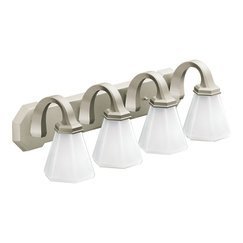 Moen YB9764BN Felicity Four Globe Bath Light, Brushed Nickel