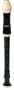 Rhythm Band 3 Piece Soprano Recorder With Baroque Fingering