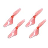 Four (4) Replacement Red Tail Props (Qty 4) for Mini Infrared Remote Control Electric Helicopter