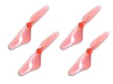 Four (4) Replacement Red Tail Props (Qty 4) for Mini Infrared Remote Control Electric Helicopter