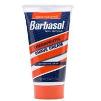 Barbasol Moisturizing Therapeutic Shave Cream for Sensitive Skin - 4.4 Oz, 3 pack