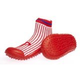 Skidders Philadelphia Phillies Kids Slip-Resistant Indoor Outdoor Slip-On Hybrid Shoes with Socks