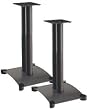 Sanus SF22B Black (Pr) 22-inch Steel Foundations Speaker Stands