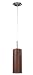 CANARM LTD. IPL380A01BPT Lola 1 Bulb Mini Pendant Light, Brushed Pewter
