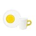 Kahla Touch Espresso Cup with Saucer Yellow