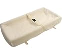 Organic Bamboo Contour Changing Pad Cover White