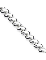 Sterling Silver Fancy Bracelet QG244-7"