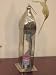 SLIM CHROME MOROCCAN LANTERN