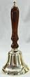 10.5"H Wooden Handle Brass Bell-#17410