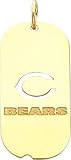 14K Gold NFL Chicago Bears C Logo Dog Tag Charm
