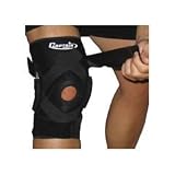 Hinged Knee Brace with Patella Stabilizers - Size X-Large: 16 - 18