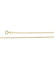 14K Yellow Gold 24 Inch Solid Box Chain