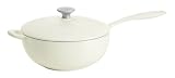Mario Batali 4-Quart Risotto and Saucier Pan, Crema