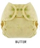 Blueberry Diaper Coveralls - Snaps - Butter Yellow