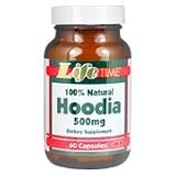 Natural 100% Hoodia 500 mg - 60 capsules,(Lifetime)