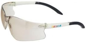 NASCAR GT Safety Glasses by Encon, Indoor/Outdoor Poly Carbonate Lens with Clear Frame ANSI Z87.1