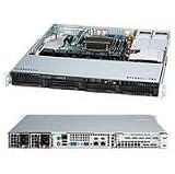 Supermicro SuperChassis CSE-813MTQ-R400CB 400W 1U Rackmount Server Chassis (Black)