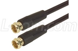 RG59A Coaxial Cable, F Male / Male, 50.0 ft