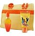 Escada Sunset Heat by Escada for Women 3 Piece Set Includes: 1.7 oz Eau de Toilette Spray + 5.0 oz Moisturizing Body Lotion + Summer Clutch Bag