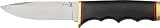 Elk Ridge Black Pakkawood finger Groove Hunting Knife