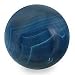 Blue agate crystal ball Image