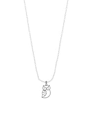 Boma Sterling Silver Owl Necklace
