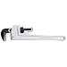 Martin PWA10 Straight Aluminum Handle Heavy Duty Pipe Wrench, Size 10, 10-5/8" Overall Length, 1-1/2" Capacity