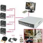4 Channel DVR & 4 CCD Cameras Security System SR-104CH+CM-3434CP1+SP-70