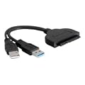 DeLOCK Konverter (SATA, 22-polig, USB 3.0) schwarz