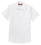 CornerStone - Short Sleeve Industrial Work Shirt White-5XLR