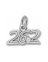 Rembrandt Charms Marathon 26.2 Plain Charm