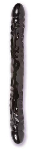 Doc Johnson Veined Double Header 18-Inch Black
