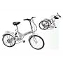 5 Speed Folding Bike Cruser Bike w/ 20" Wheels & Suspension Frame