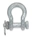 Dayton 2MWR1 Safety Pin Shackle, Body, 1500 Lb, 1/4 In