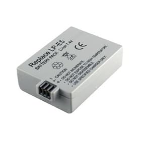 Canon LP-E5 Replacement Li-Ion Digital Camera Battery from Batteries