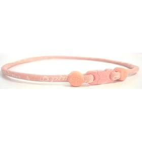 Phiten Titanium Pink Necklace Star Necklace 18