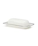 Noritake Aegean Mist Covered Butter Dish