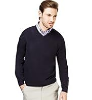 Cashmilon™ Long Sleeve V-Neck Jumper