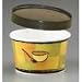 Chinet 71849 8/10 oz Streetside Design Paper Food Container with Black Vented Paper Lid (Case of 250)