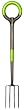 Radius Garden Natural Radius Grip PRO Border Fork #204