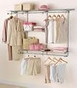 Rubbermaid 3H11 Configurations 3-to-6-Foot Classic Custom Closet Kit, Titanium