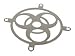 Electronics : Revoltec Laser Cut Fan Grill Biohazard - Fan grill