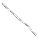 Men's Sterling Silver Identity Bracelet
