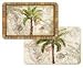 West Indian Palm Trees Reversible Washable Vinyl Placemats