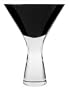 12 Oz. Gustav Mid-Night Black Martini Glasses - Anchor Hocking - 90036R
